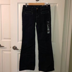 NWT American Eagle Hipster low rise flare leg jean